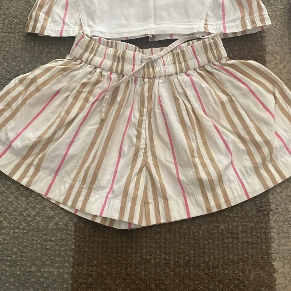 Vintage rare Burberry matching Tennis set